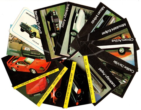 Календарики карманные 13 штук - Автомобили - СССР