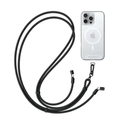 Кабель-шнурок Satechi OntheGo Crossbody Lanyard Cable 60W Зарядный кабель - ремень через плечо, 1,5м, черный