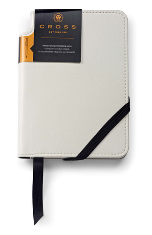 Записная книжка Cross Journal White, 160 стр. в линейку, с отделением для ручки (AC281-4S)