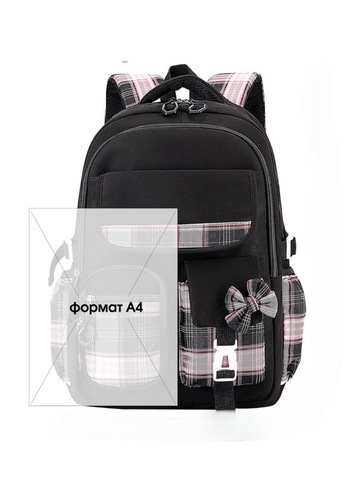 Картинка рюкзак школьный Skully 3291 Black - 9