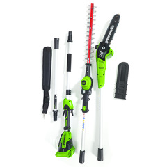 Высоторез-Кусторез 2в1 Greenworks G40PSH 40V (51 см / 25 см) аккумуляторный, без АКБ и ЗУ