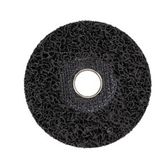 37-1-401 Круг зачист. полимер. (коралловый) Черный, medium grain (средний), 115х22,2х15мм РемоКолор