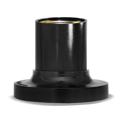 89-0-177 Патрон карболитовый Е27, потолочный, 4А, 250В, черный, 5565303(G-556-5303) Universal