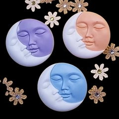 Силиконовый молд Два Светила Солнце и Луна