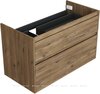 Aquanet 365923 Тумба с раковиной Nova Lite 2.0 90 L 2 ящ. цв. дуб рустикальный (365923)