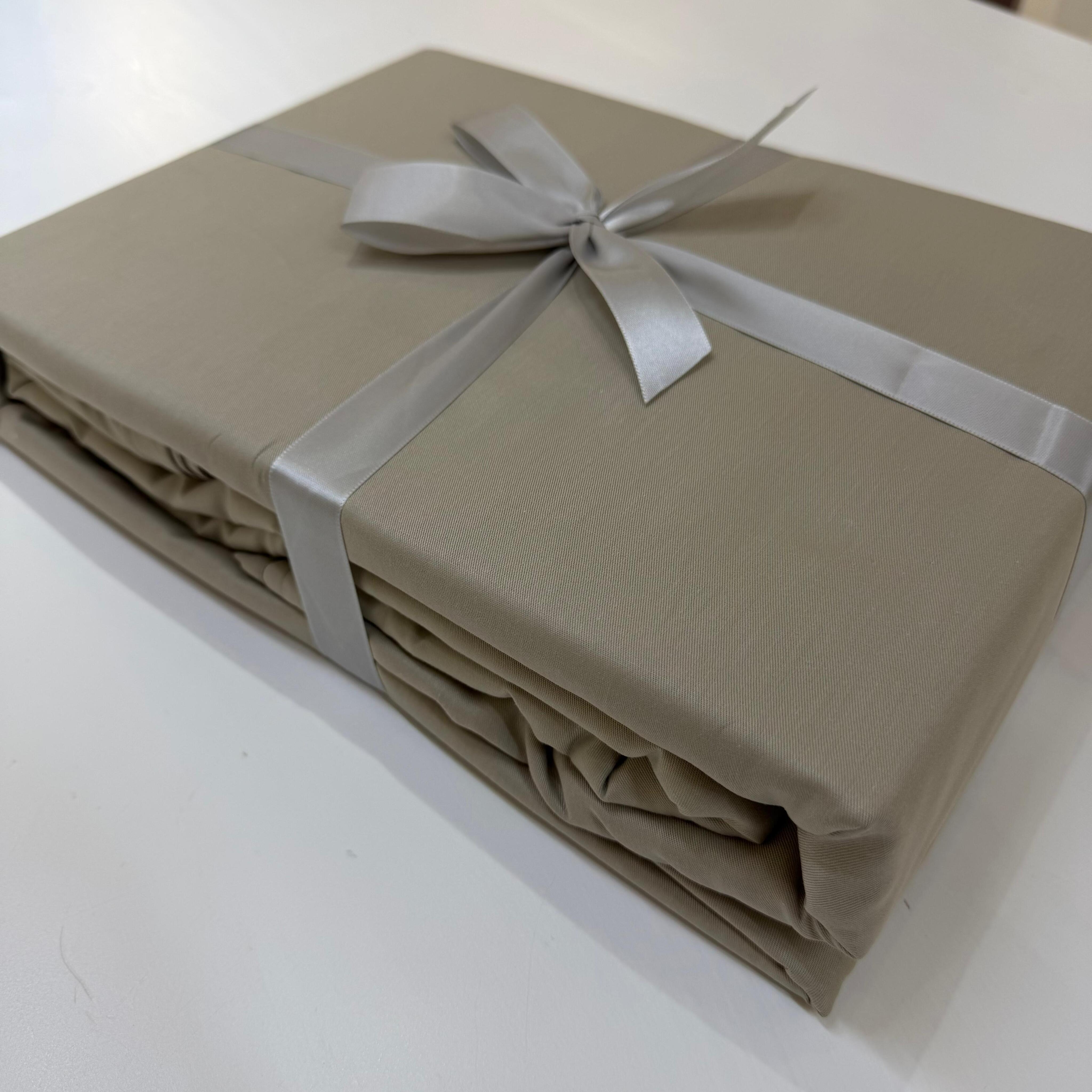 Постельное белье ZEPHYR HOME 1.5 Полуторка Сатин Бежевый