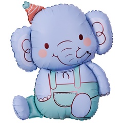 Шар гелиевый Слоненок голубой