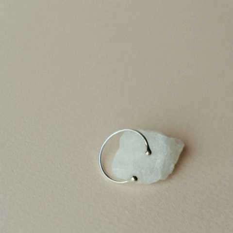 Кольцо Капли S LСеребро