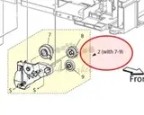 Узел привода Xerox HDR Assy DVE Ext для WC 5345 007K18912