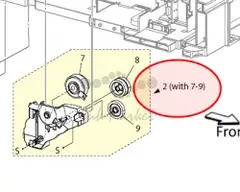 Узел привода Xerox HDR Assy DVE Ext для WC 5345 007K18912
