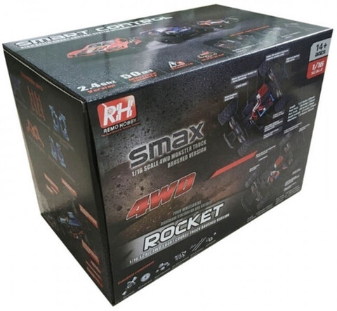 Радиоуправляемый монстр Remo Hobby RH1631 V2.0 4WD RTR масштаб 1:16 2.4G - RH1631V2-BLUE