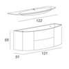 Cezares 40312 Зеркало со встроенной LED подстветкой и сенсорным выключателем Touch System 40312, 90x120
