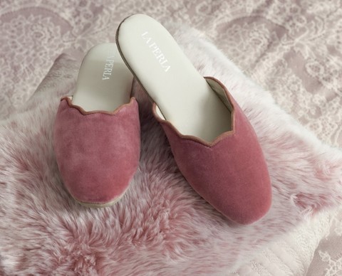 Домашние тапочки женские La Perla Tacco Rosa