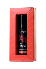 Разогревающий гель для массажа ORGIE Sexy Vibe Hot с эффектом вибрации - 15 мл. - 