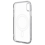 Силиконовый чехол с магнитом (MagSafe) Clear Case для iPhone XR (Прозрачный)