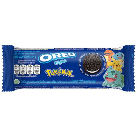 Печенье Орео Оригинальный вкус Pokemon Oreo, 27,6 гр