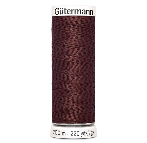 Нить Sew-All 200 м, Gutermann, 174 красное дерево