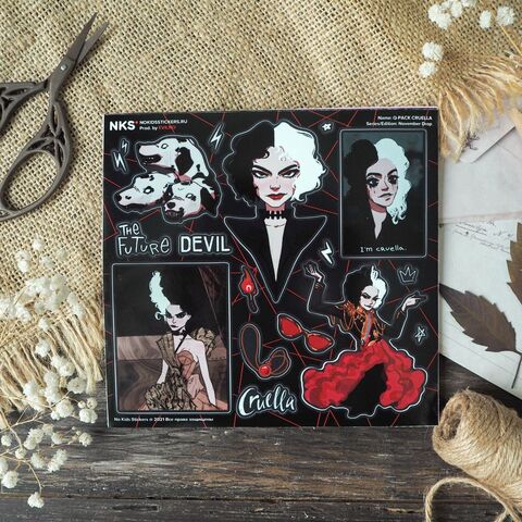 Q - Стикерпак CRUELLA