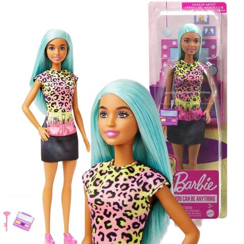 Barbie Визажист Разноцветные волосы HKT66