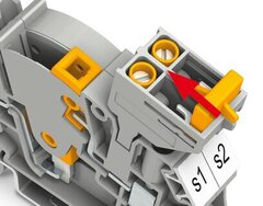 UTME 4 WH-Измерительная клемма с ползунковым размыкателем