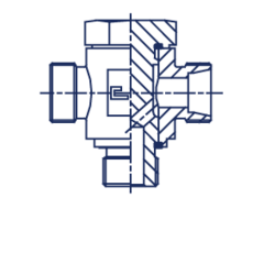 Соединение JTE DS20 М 27х2 (корпус) CAST