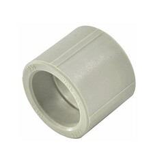 Муфта полипропиленовая соединительная Valfex, DN 40, PN 25, серая