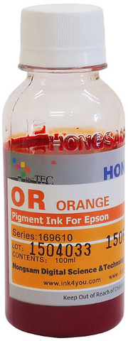 Чернила DCTec пигментные R2000 Orange (оранжевый) 100 мл