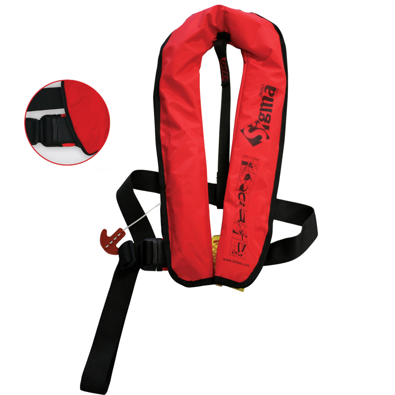 Sigma Inflatable Lifejacket 170N, ISO 12402-3 with harness (Black / Automatic)