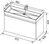Aquanet 213937 Тумба с раковиной Aquanet Нью-Йорк 100 орех (213937)
