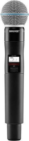 SHURE QLXD2/B87C G51 ручной передатчик серии QLXD с капсюлем микрофона BETA87C, частоты 470-534 MHz