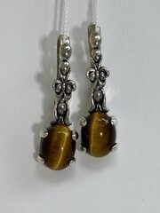 Сарла (серьги из серебра)