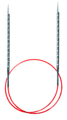 Спицы Addi металлические круговые супергладкие с квадратным кончиком Addi Novel, №7