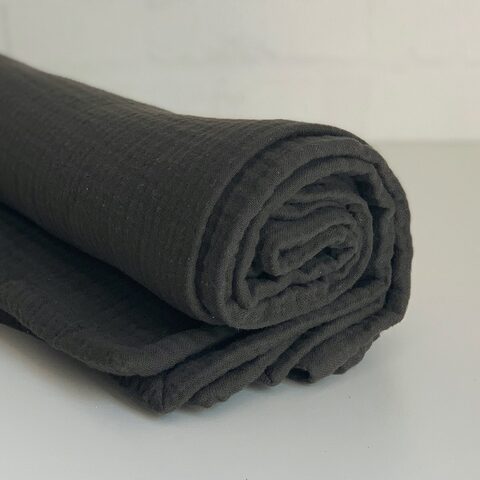 Плед муслин "Графит"