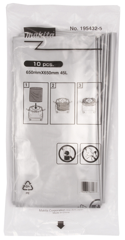 Мешок полиэтиленовый 45л. для DVC860L/DVC864L, 10шт. 195432-5