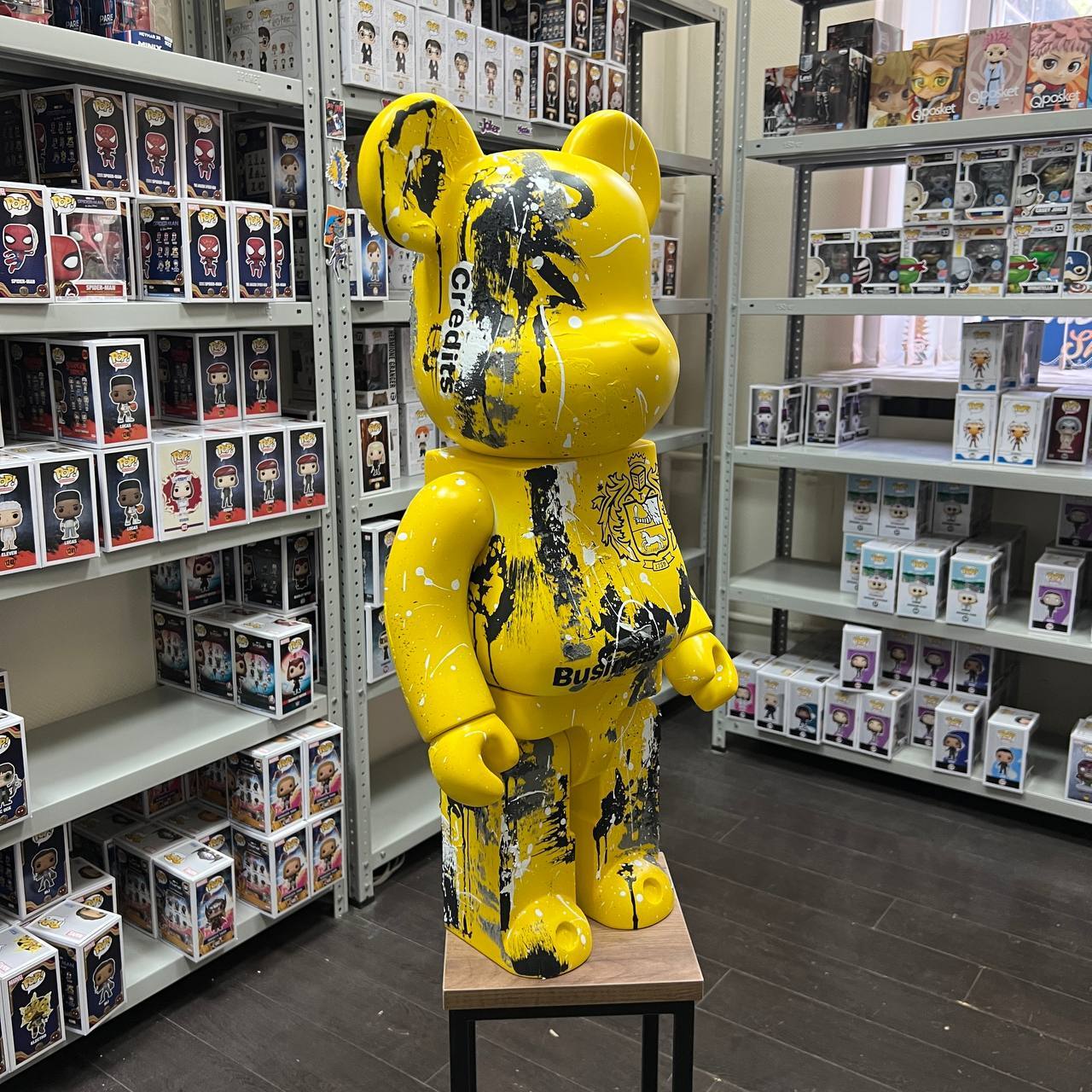 Большой мишка Bearbrick медведь игрушка 70 см. ручной работы Тинькофф -  купить по выгодной цене | Funko POP Shop