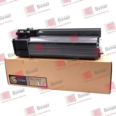 Тонер-картридж БУЛАТ s-Line MX-235GT для Sharp AR-5618, MX-M202 (Чёрный, 16000 стр.), совместимый
