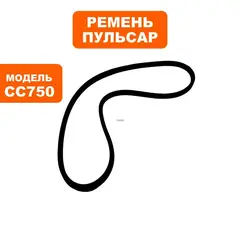 Ремень станка сверлильного ПУЛЬСАР CC750 (О-710)