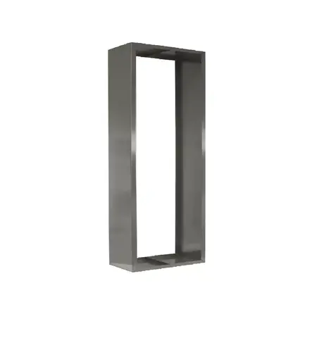 Mediclinics KT0040CS Рама для настенного монтажа для моделей DTES0040CS и DTES0060CS, 1615x330x172 мм, нержавеющая сталь AISI 304, поверхность матовая