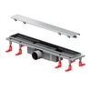 Am.Pm W02SC-U11-050-04SB PrimeFlow Трап для душа линейный универс затвор Tile 50см цвет сталь мат