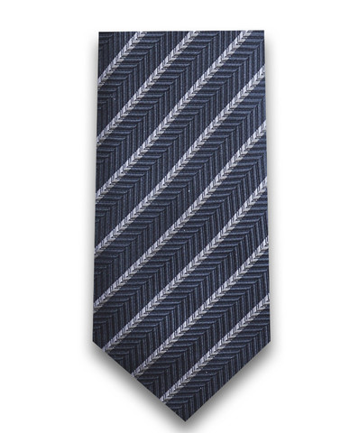 Детский серо-синий галстук TSAREVICH