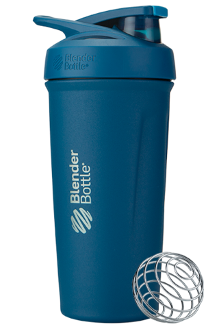 Картинка шейкер Blender Bottle Strada Stainless 709мл Blue - 1