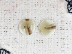 Пуговицы, d 1,5 см, светло-бежевый