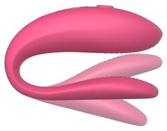 Розовый вибратор для пар We-Vibe Sync Lite - 