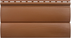 Сайдинг виниловый Альта-Профиль Blockhouse BH-03 Премиум Дуб светлый 3100х226 мм