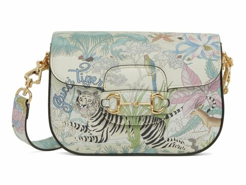 Сумка на плечо Gucci Horsebit Tiger