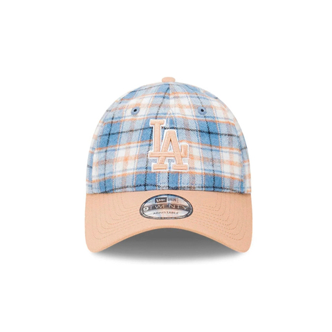 Кепки LA Dodgers Plaid 2Tone Blue 9TWENTY Adjustable Cap