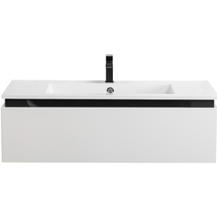 Cezares SLIDER-1000-1C-SO-BO SLIDER База под раковину подвесная с одним выкатным ящиком, Bianco Opaco, 996x476x300 фото