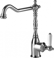 СМЕСИТЕЛЬ ДЛЯ КУХНИ С ВЫСОКИМ ПОВОРОТНЫМ ИЗЛИВОМ BRAVAT ART F775109C-1