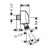Шланговое подсоединение Hansgrohe Fixfit Е 27505000