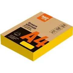 Бумага цветная (оранжевый неон), 70г, А4, 500 л